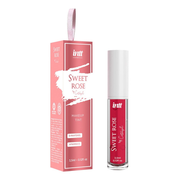 Sweet Rose Lip Tint Labial e Corporal Com D-Pantenol - Intt Cosméticos