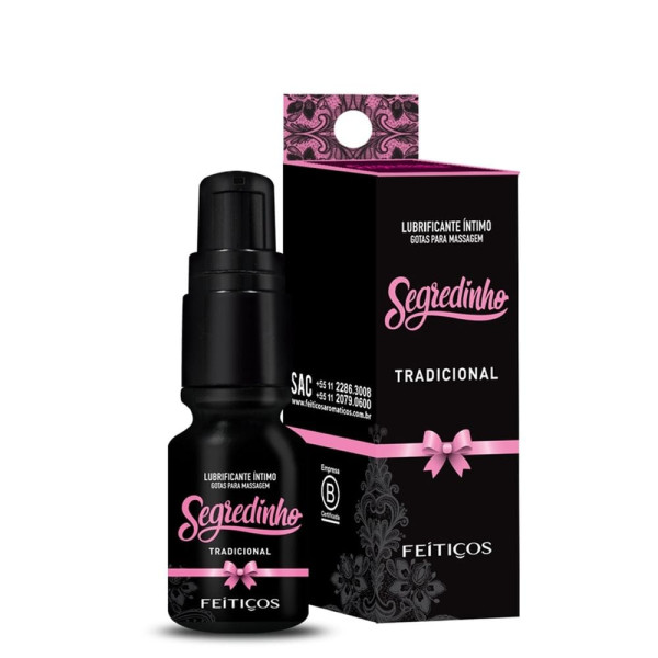 Lubrificante Segredinho Sensação - Feitiços Aromáticos