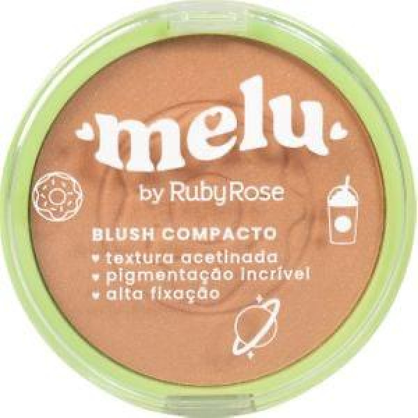 Blush Compacto - Melu by Ruby Rose Caramel RR-871