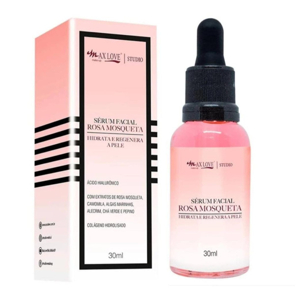 Sérum Facial Rosa Mosqueta Max Love Make-up Dia/noite