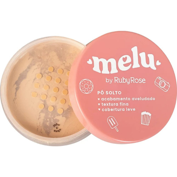 Pó Facial Solto - Melu by Ruby Rose RR-852-2