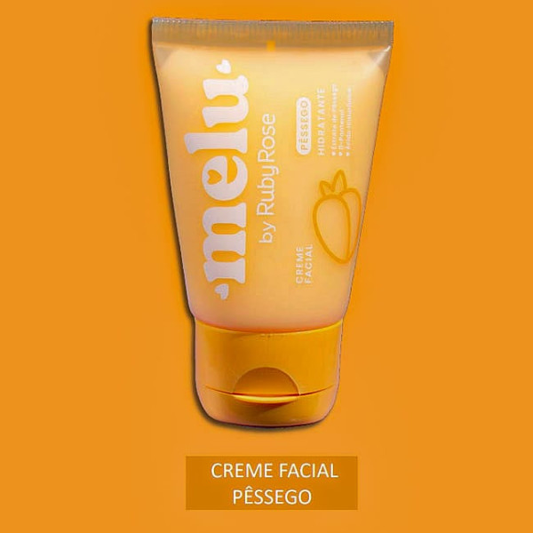 Creme Facial Hidratante Pêssego - Melu by Ruby Rose RR-5602