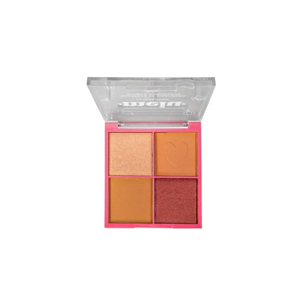 Quarteto de Contorno Blush Iluminador Melu by Ruby Rose RR-75311 