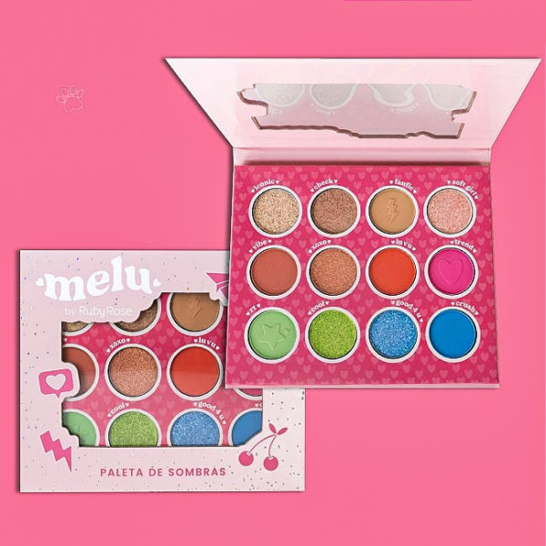 Paleta de Sombras - Melu by Ruby Rose HB -1085
