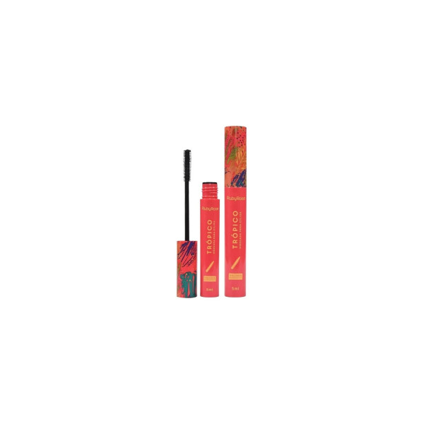 Mascara Para Cilios Volume E Alongamento - Ruby Rose HB-502 