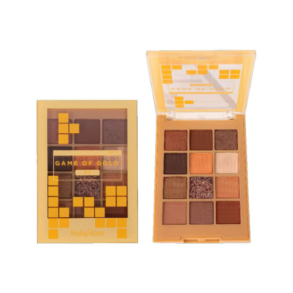 Paleta De Sombras Game Of Gold Ruby Rose - Hb1090