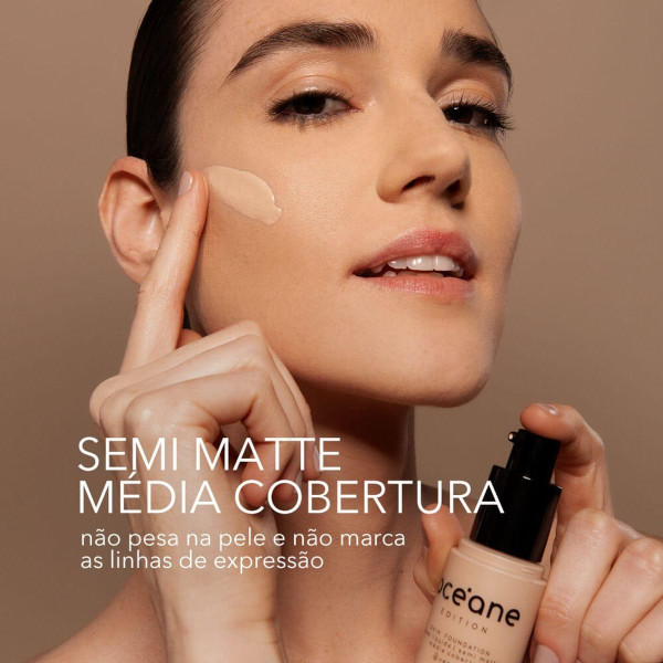 Base Líquida Clara Semi-matte - 110f Océane Edition