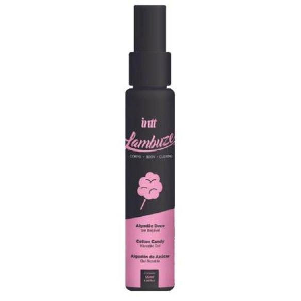 Lambuze Algodão Doce - Gel Beijável - Intt