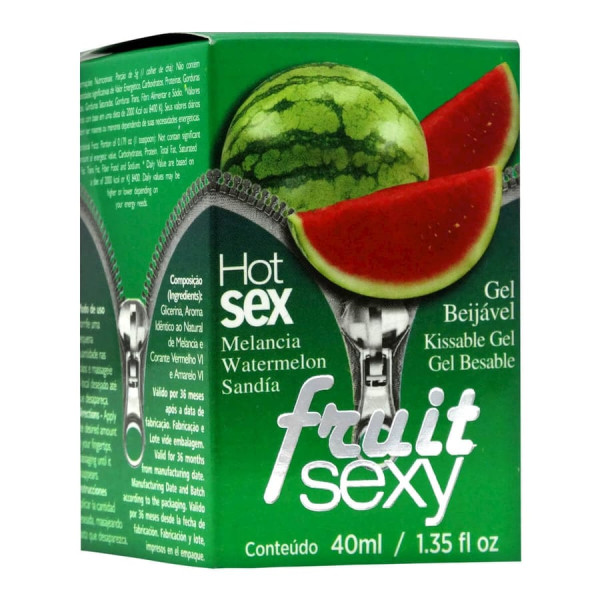 Fruit Sexy Melância - Gel Beijável - Intt Cosméticos