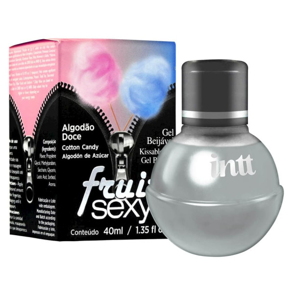 Fruit Sexy Algodão Doce - Gel Beijável - Intt Cosméticos