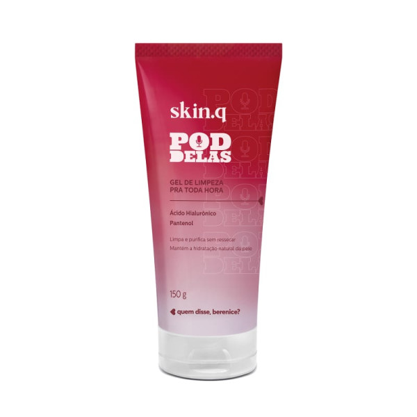Gel de Limpeza Facial Pra Toda Hora QDB Pod Delas
