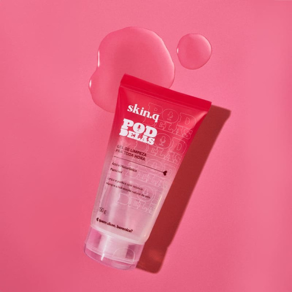 Gel de Limpeza Facial Pra Toda Hora QDB Pod Delas