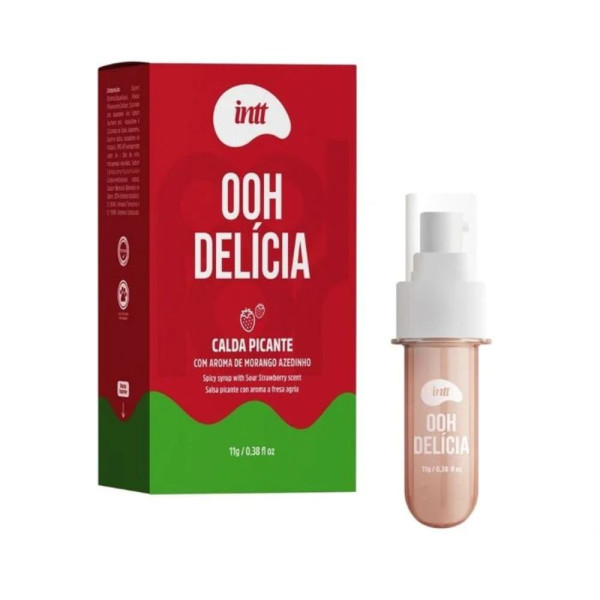 Ooh Delícia Calda Picante Morango Azedinho - Intt Cosméticos