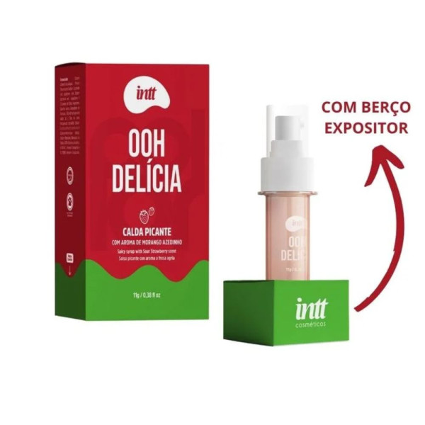 Ooh Delícia Calda Picante Morango Azedinho - Intt Cosméticos